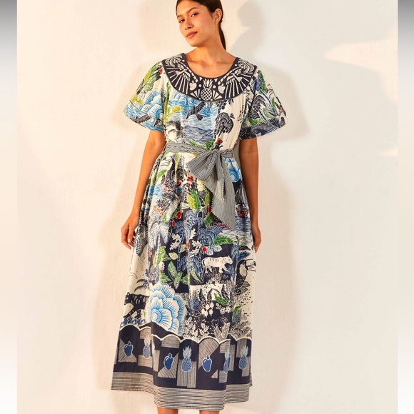 Farm Rio Graphic Rio Maxi Dress - Picture 2 of 16